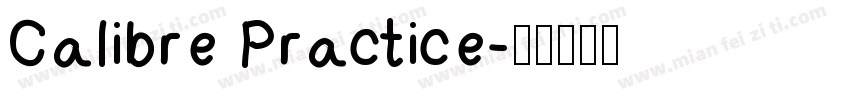 Calibre Practice字体转换